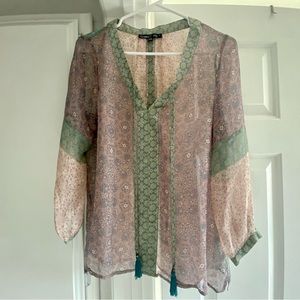 Women’s Sheer Long Sleeve Top